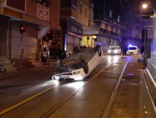 Polisin 'dur' ihtarına uymayan sürücünün ehliyeti çıkmadı