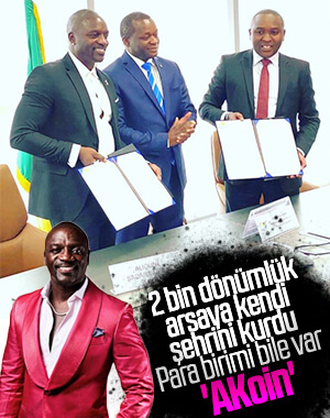 Akon kendi şehrini kurdu