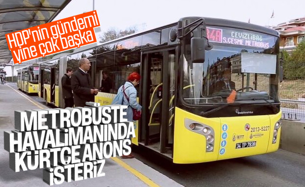 HDP'den Kürtçe anons isteği