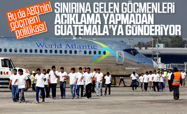 ABD sığınmak isteyen göçmenleri Guatemala'ya gönderiyor