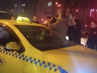 Kimlik göstermemek için polise direnen taksici