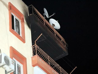 Devrilen elektrikli ısıtıcı yangına neden oldu