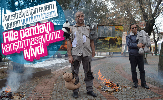 Eskişehir'de Avustralya için eylem