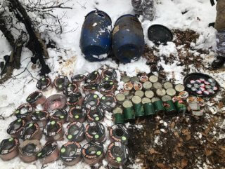 Bitlis'te PKK'nın gömülü mühimmatları ele geçirildi