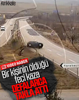 Kırıkkale'de yaşanan 3 kaza kameralara yansıdı