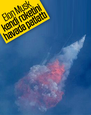 SpaceX, roketi havada patlattığı acil durum testini tamamladı