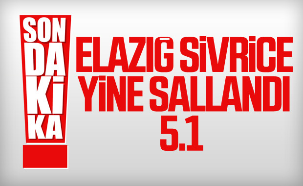 Elazığ'da 5.1 şiddetinde artçı sarsıntı meydana geldi