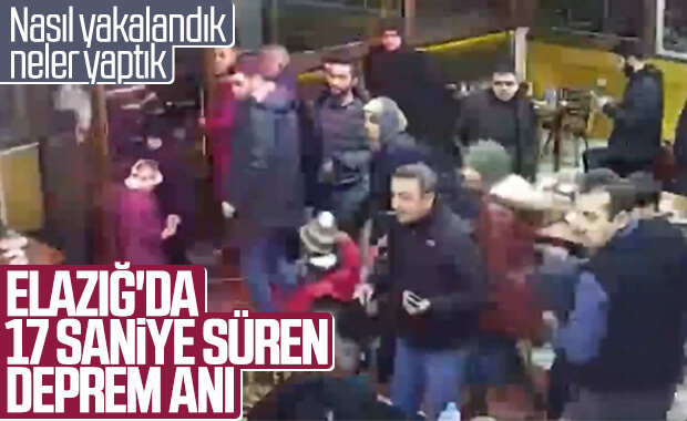 Elazığ'daki depremin paniği