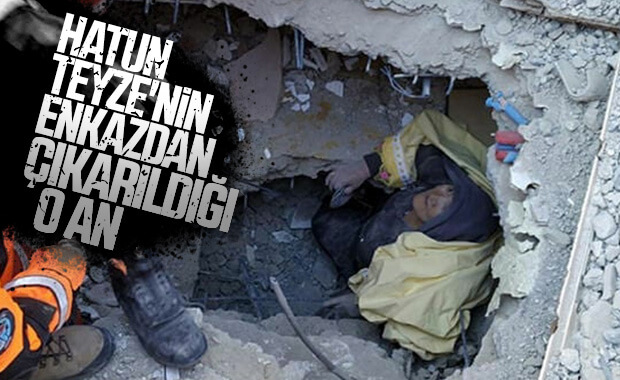Azize'den sonra Hatun Teyze de kurtarıldı