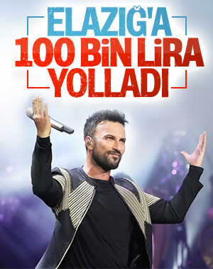 Tarkan'dan deprem sonrası güzel davranış