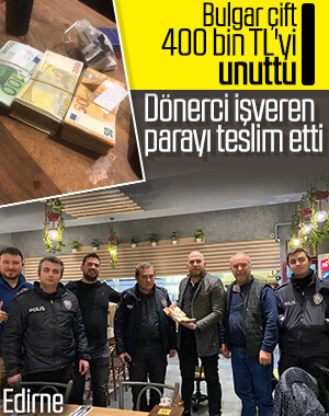 Bulduğu 400 bin TL’yi sahibine teslim etti