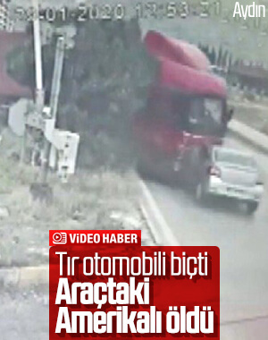 Aydın'da tırla otomobil çarpıştı: 1 ölü 4 yaralı