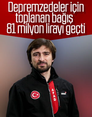AFAD Başkanı: 81 milyon liranın üzerinde bağış geldi