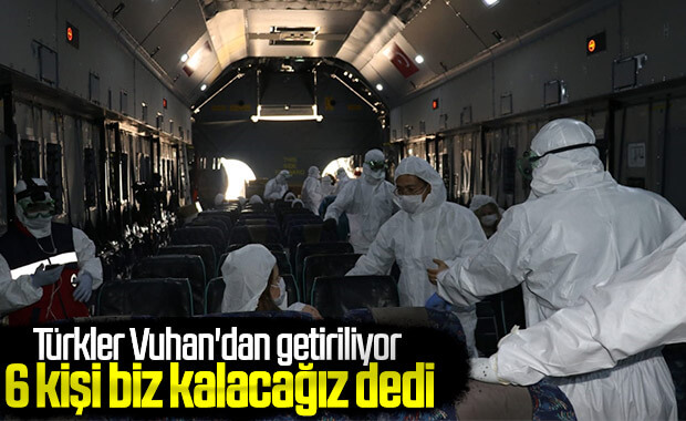 Türk vatandaşlarını alan uçak Çin'den yola çıktı