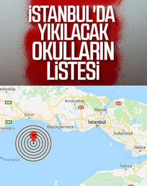 Silivri depremi sonrası 8 okulda yıkım kararı