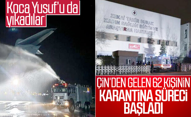 Çin'den Türkiye'ye uçakla gelenler karantinaya alındı