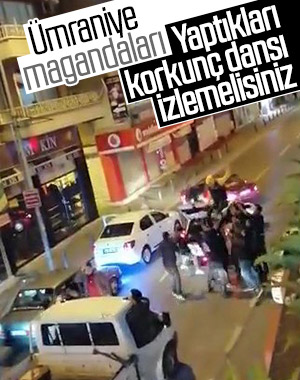 Asker eğlencesi yapan magandalar kamerada
