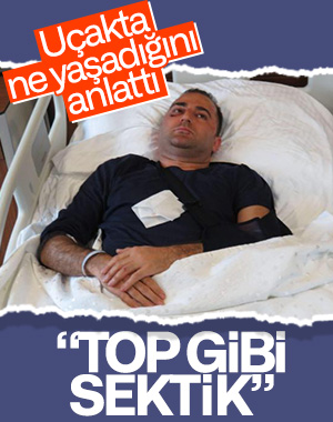 Pegasus uçağındaki yolcu: Top gibi sektik