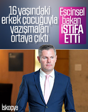 Eşcinsel bakanın bir çocukla yazışmaları ortaya çıktı