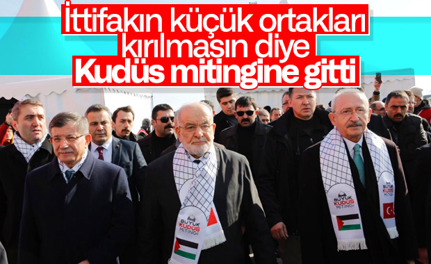 Büyük Kudüs Mitingi, parti liderini bir araya getirdi