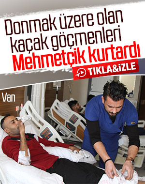 Ölüme terk edilen göçmenler donmak üzereyken kurtarıldı