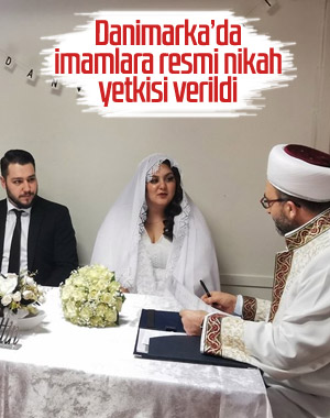 Danimarka’da Türk imamlar resmi nikah kıyabilecek