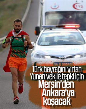 Türk bayrağını yırtan Yunan vekile koşulu tepki