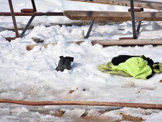 Malatya'da devrilen iskeleden düşen 2 işçi yaralandı