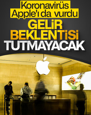 Apple'ın ocak-mart gelir beklentisini koronavirüs vurdu
