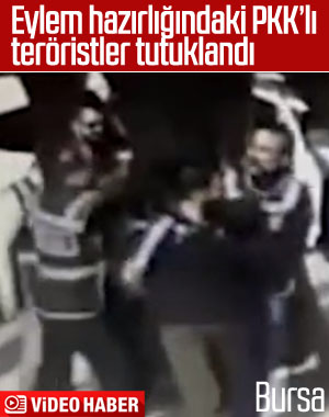 Eylem hazırlığındaki teröristler yakalandı