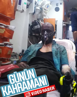 İzmir'deki yangında 10 kişi dumandan etkilendi