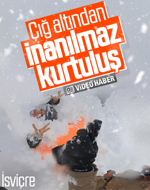 Çığ altında kalan kadın kayakçılar kurtarıldı
