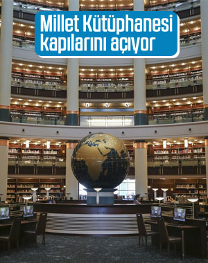 Millet Kütüphanesi kapılarını halka açıyor