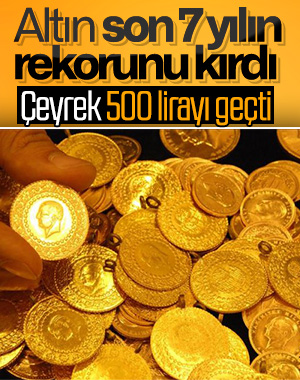 Altında rekor fiyat