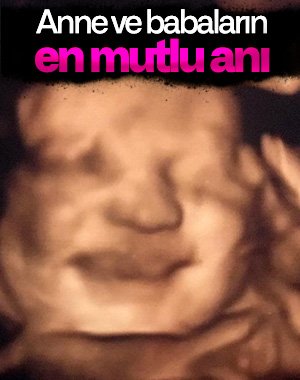 Anne karnındaki bebekler poz verdi