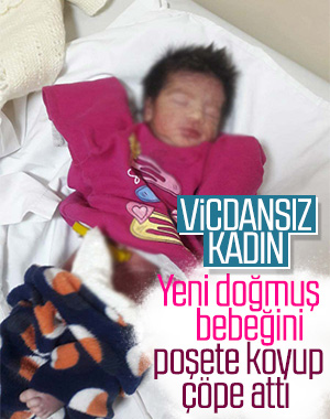 Şişli'de çöp konteynerinden yeni doğmuş bebek çıktı