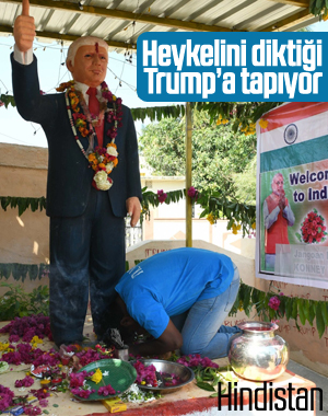 Hint bir adam 4 yıldır Trump'a tapıyor