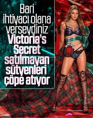 Victoria's Secret yüzlerce sütyeni çöpe attı