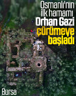 İznik'te 600 yıllık ilk hamam çürüyor