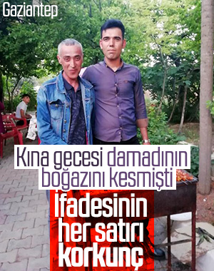 Gaziantep'te damadını öldüren zanlı hakim karşısına çıktı