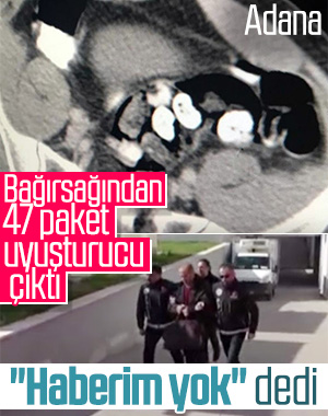 İranlı bağırsağından çıkan uyuşturucuyu kabul etmedi