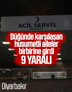 Husumetli ailelerin çağrıldığı düğünde kan aktı