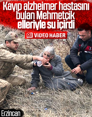Kaybolan alzheimer hastasını Mehmetçik buldu
