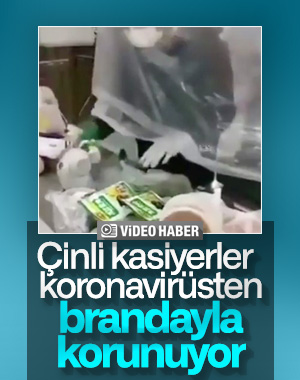 Çinli market çalışanlarının bulduğu virüsten korunma yolu