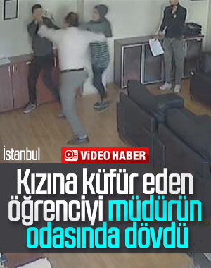 Arnavutköy'de müdür odasında öğrenciye saldırı
