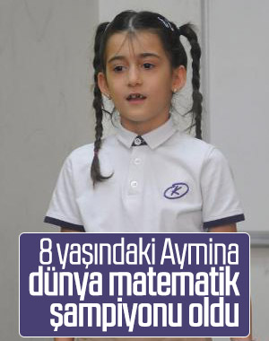 Dünya matematik yarışmasında birinci oldu