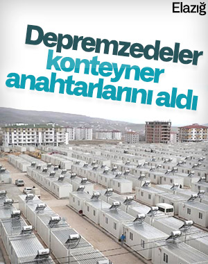 Elazığ'da 500 depremzedeye anahtarlar verildi