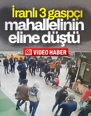 Fatih'te, İranlı gaspçılar vatandaş tarafından yakalandı