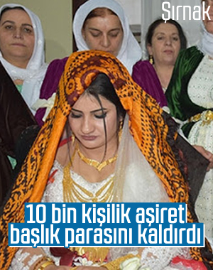 Şırnak'ta başlık parası kaldırıldı