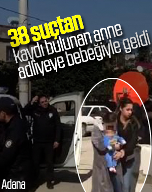 Hırsız anne, kucağında bebeğiyle emniyete gedi